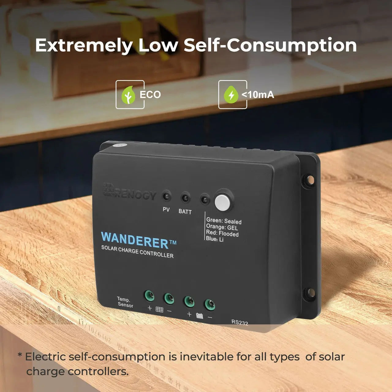 Contrôleur de Charge PWM Wanderer Li 30A 12V