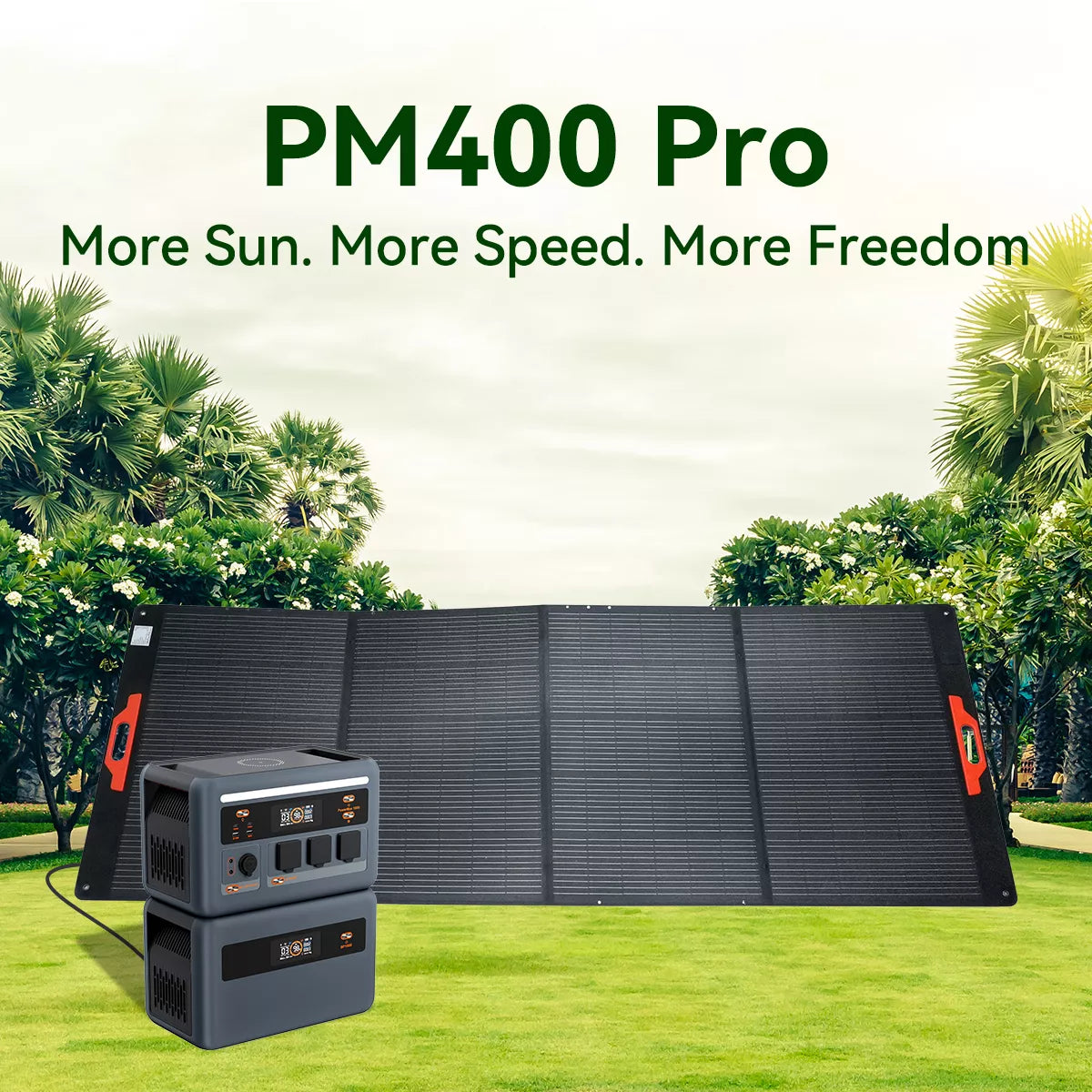 OSCAL PM400 Pro 400W Foldable Solar Panel for PowerMax 6000, 3600 & 2400