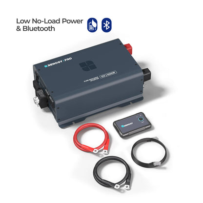 Pro 12V 1000W Pure Sine Wave Inverter with Bluetooth