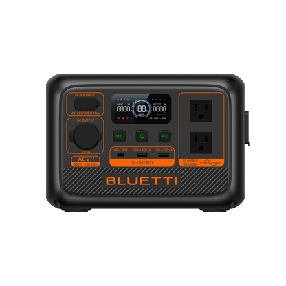 BLUETTI AC2P Portable Power Station 230.4Wh LiFePO4 300W Pure Sine Wave Solar Generator