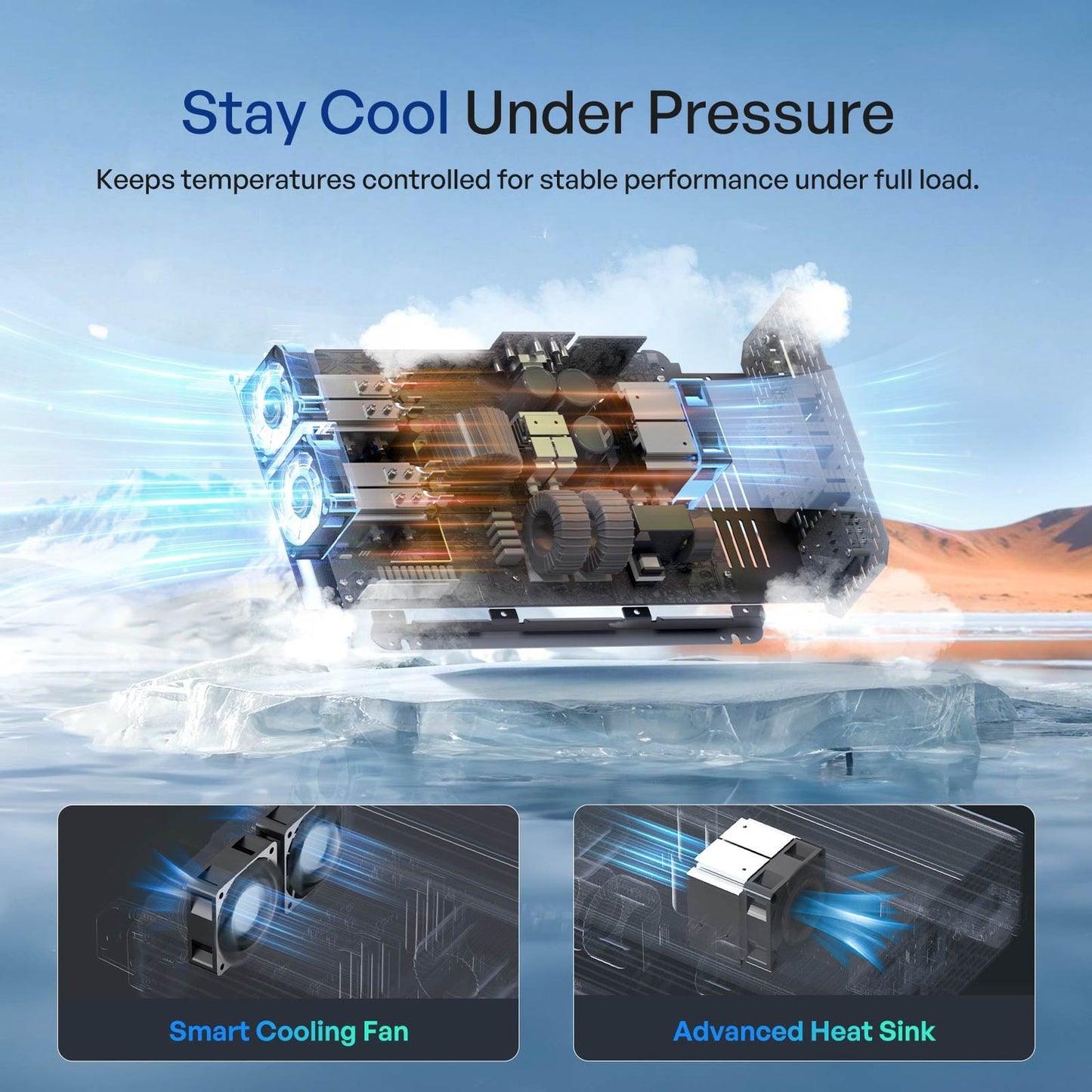 2000W 12V Pure Sine Wave Power Inverter, New Edition DC to AC Converter