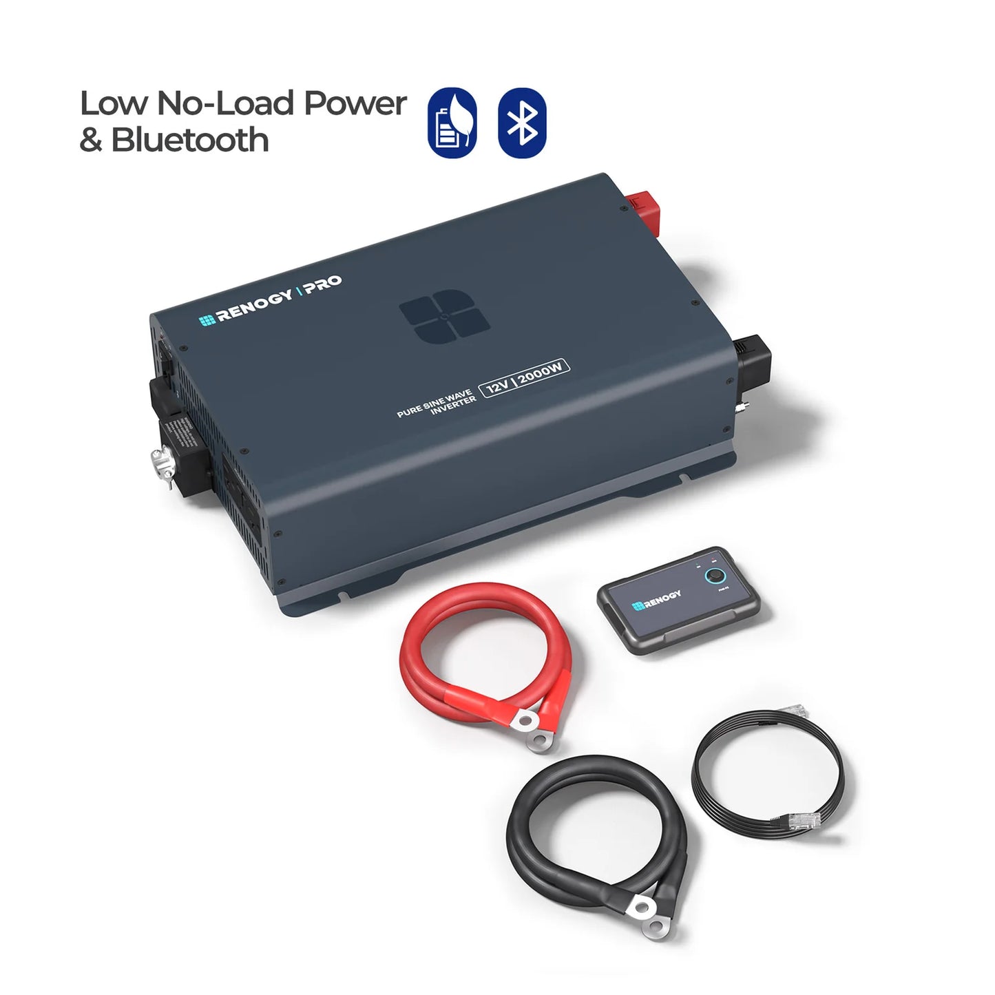 Pro 12V 2000W Pure Sine Wave Inverter with Bluetooth