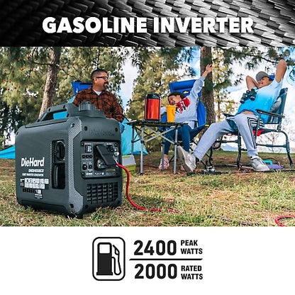 Génératrice à inverseur, Essence, Démarrage à rappel, 120V, 15/19