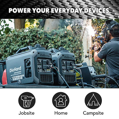 Génératrice à inverseur, Essence, Démarrage à rappel, 120V, 15/19