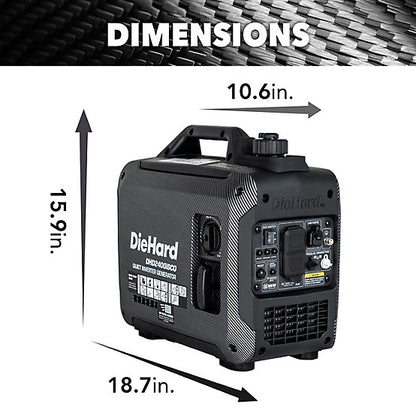 Génératrice à inverseur, Essence, Démarrage à rappel, 120V, 15/19