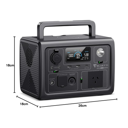 BLUETTI EB3A Portable Power Station 268.8Wh LiFePO4 with UPS & Bluetooth App Control