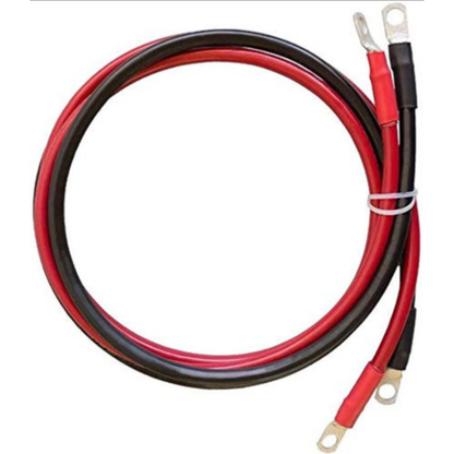 Câbles d'onduleur de batterie 1,5m 25mm²/4AWG pour cosses 3/8 IN