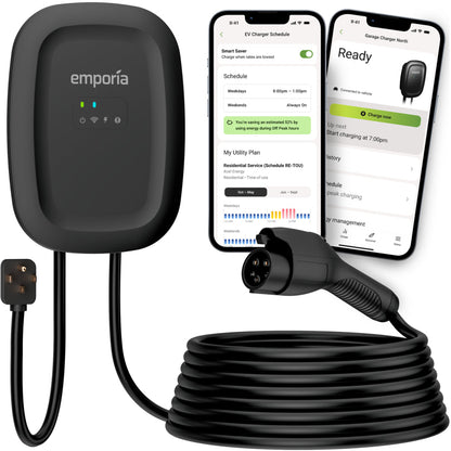 SolarFlares Classic EV Charger 40A Level 2 Home Charging Station with J1772 Connector