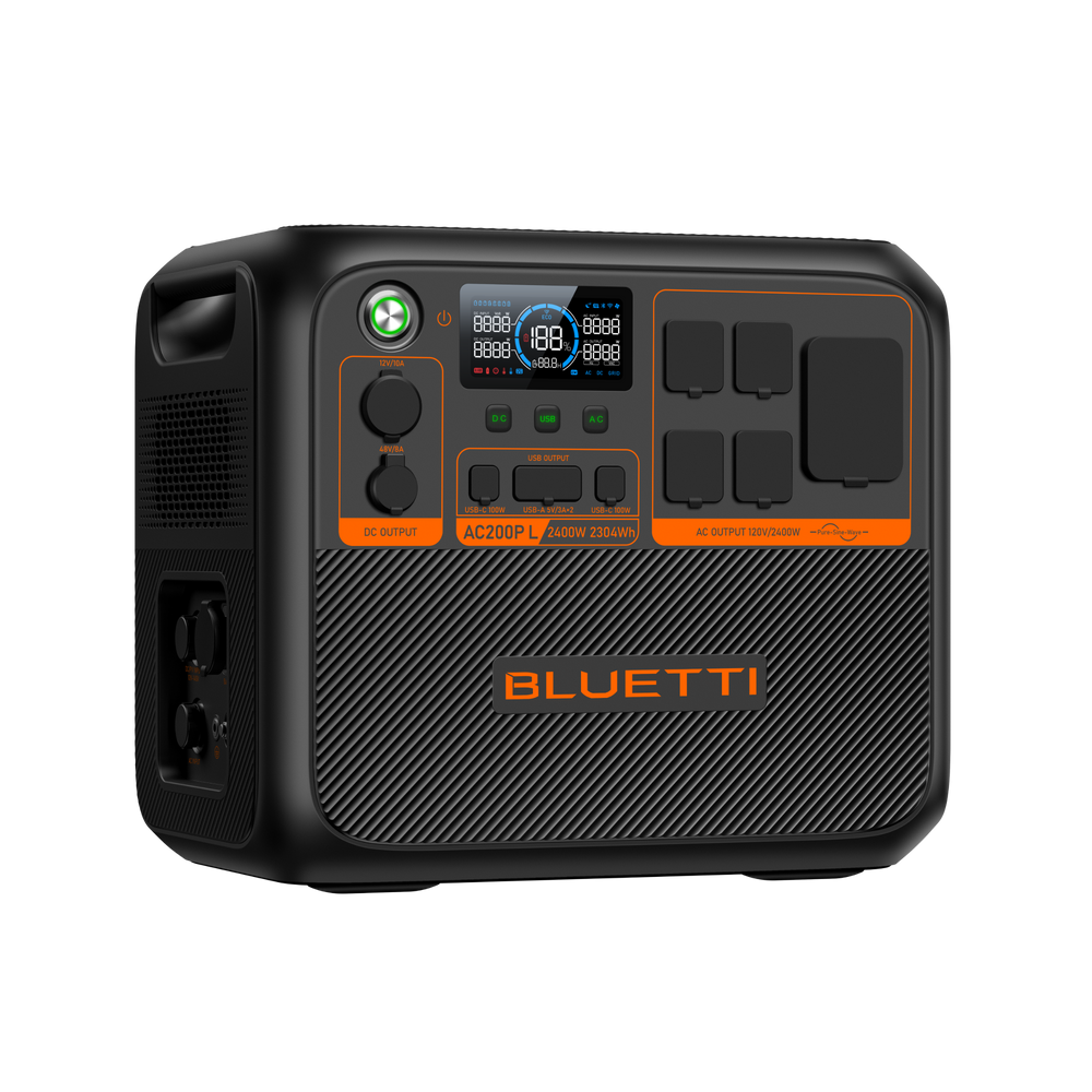 BLUETTI AC200PL Portable Power Station 2304Wh 2400W Expandable Solar Generator