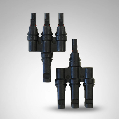 Solar Branch Connectors MMMF + FFFM Pair, Parallel Y Connector Set for Solar Panels
