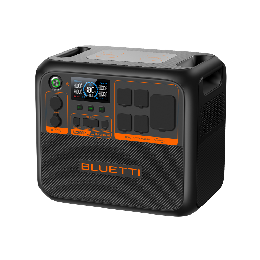 BLUETTI AC200PL Portable Power Station 2304Wh 2400W Expandable Solar Generator