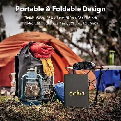 14W / 7W Portable Solar Panel Waterproof Solar Charger – Foldable Monocrystalline USB Charging Panel
