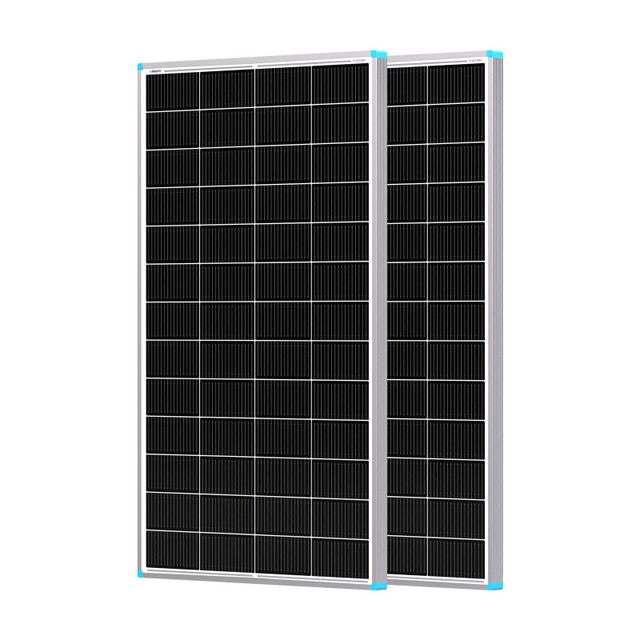 2Pcs Renogy 16BB N-Type 200 Watt 24V Solar Panel