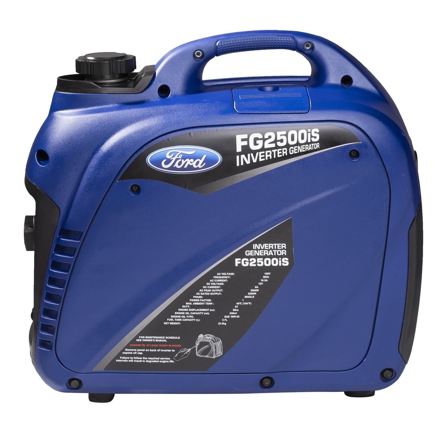 Ford 2500W Peak 2200W Rated Portable Inverter Generator with Parallel Capability