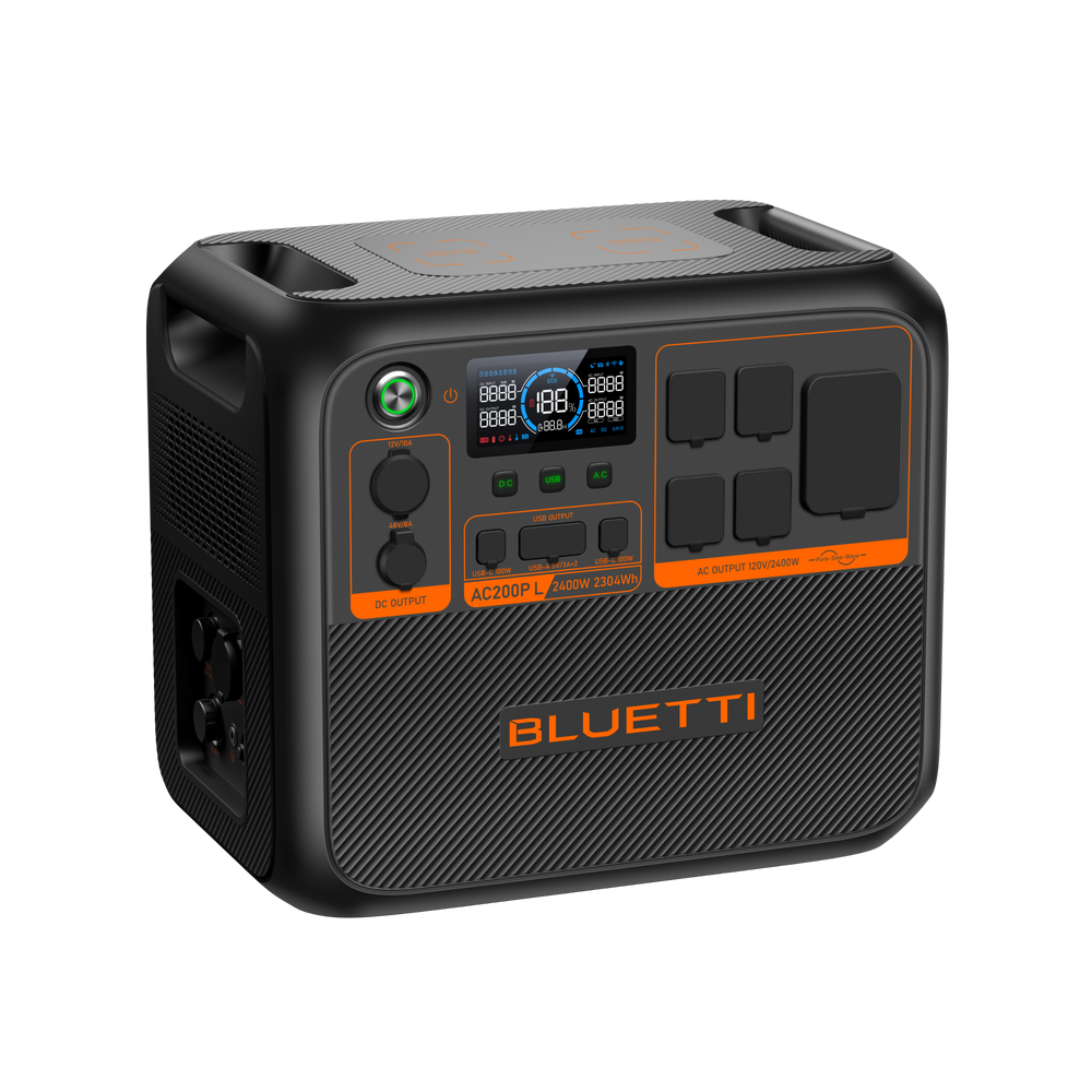 BLUETTI AC200PL Portable Power Station 2304Wh 2400W Expandable Solar Generator