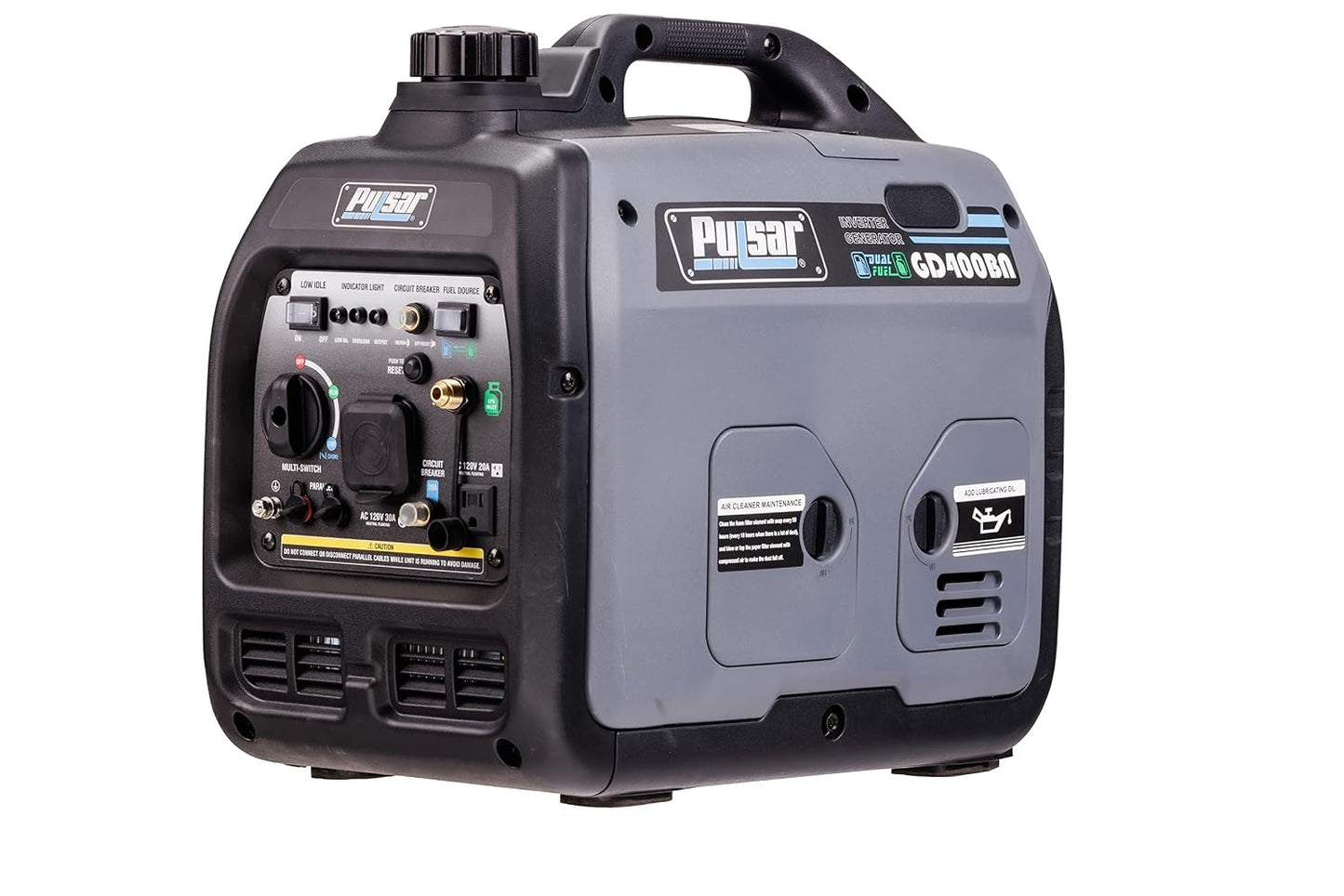 Dual Fuel Portable Inverter Generator GD400BN – 4000 Peak / 3200 Running Watts