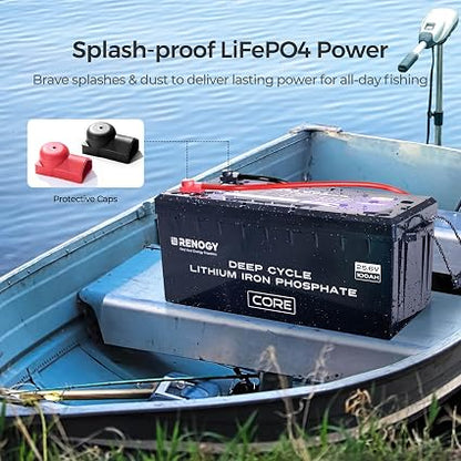 Renogy Core 24V 100Ah LiFePO4 Self-Heating Deep Cycle Battery