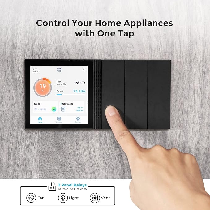 Renogy ONE M1 All-in-One Smart Panel for Off-Grid Energy Monitoring & Smart Home Control