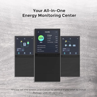 Renogy ONE M1 All-in-One Smart Panel for Off-Grid Energy Monitoring & Smart Home Control