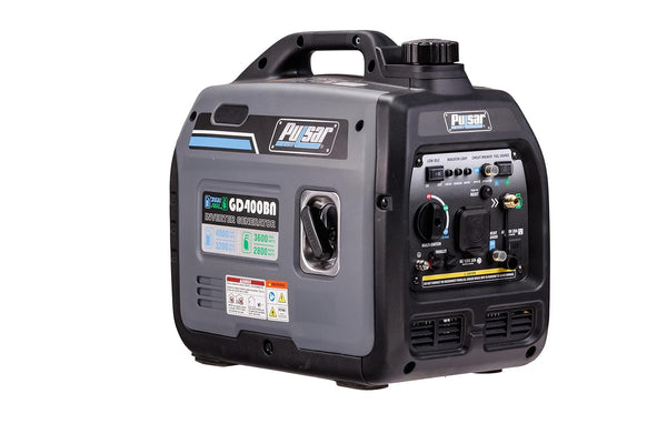 Dual Fuel Portable Inverter Generator GD400BN – 4000 Peak / 3200 Running Watts
