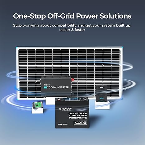 Core 12V 100Ah Deep Cycle LiFePO4 Lithium Battery for RV, Solar, Marine & Off-Grid Power