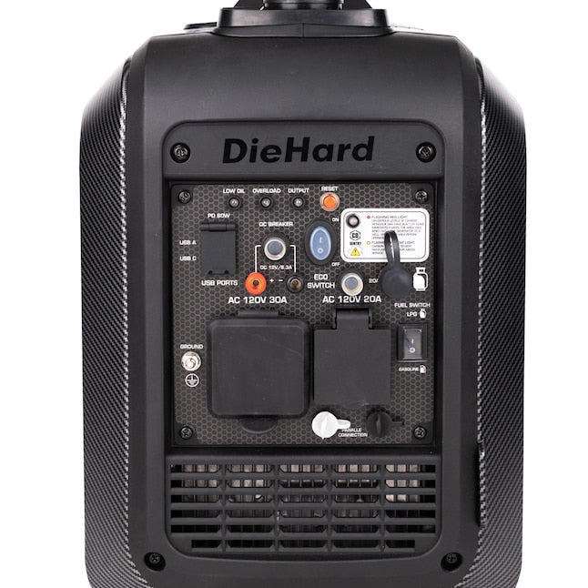 DieHard 2800W Dual Fuel Inverter Generator with CO Alert – Portable Power & Extended Runtime