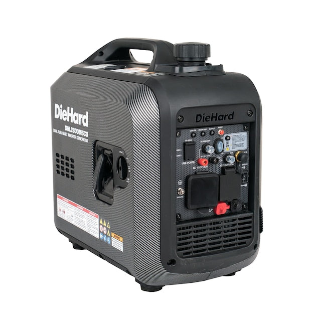 DieHard 2800W Dual Fuel Inverter Generator with CO Alert – Portable Power & Extended Runtime