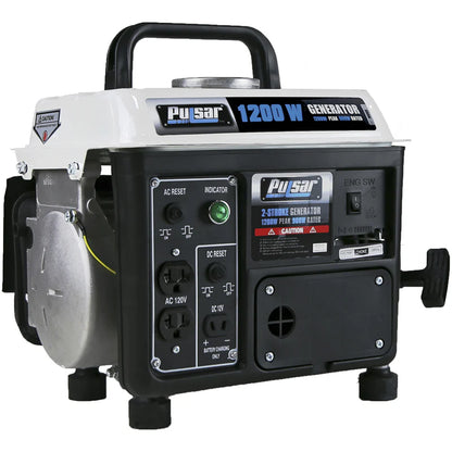 Générateur portable à essence 2 temps 1200 W en crête 900 W nominal