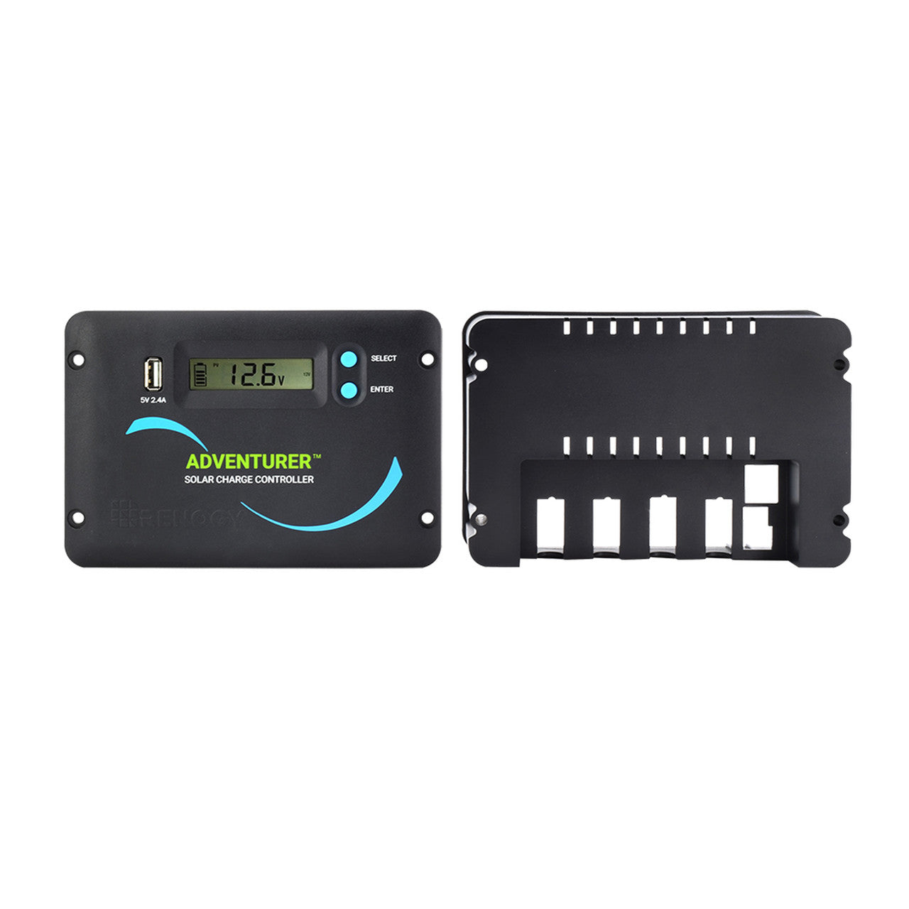 Renogy Adventurer Li 30A PWM Flush Mount Solar Charge Controller with LCD Display