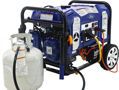 Ford 7750W Dual Fuel Inverter Generator with Electric Start – 120V/240V Portable Power Generator