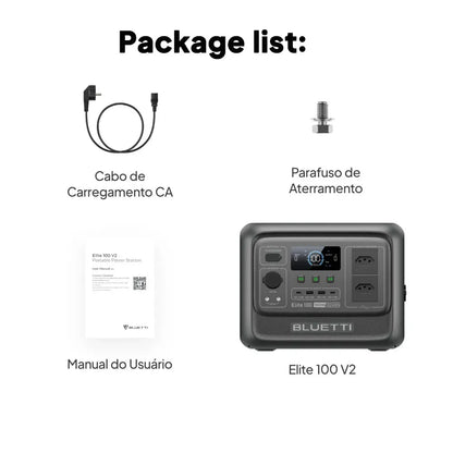 BLUETTI Elite 100 V2 Portable Power Station 1800W 1024Wh Outdoor Emergency Power Supply Solar Generator