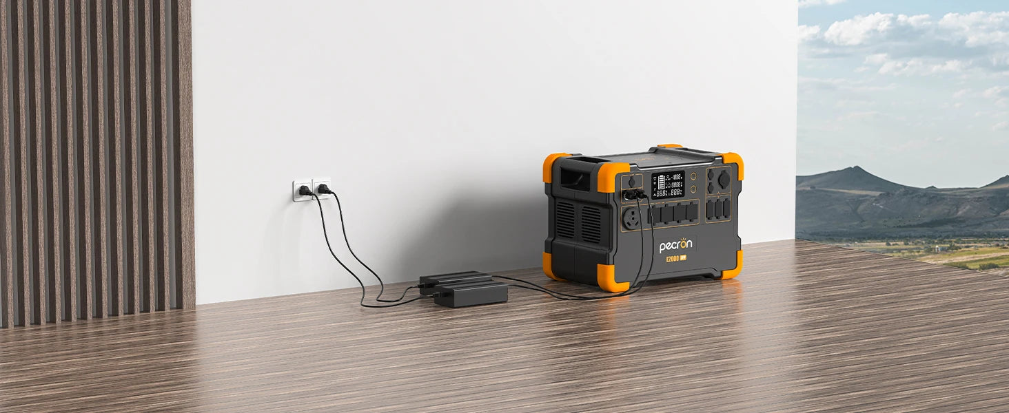 Pecron E2000LFP Portable Power Station 1920Wh Expandable to 8064Wh LiFePO4 Battery 2000W Solar Generator for Home, Camping, RV -  SolarFlares Generators