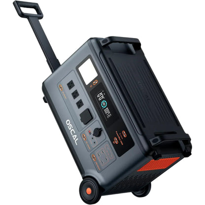 OSCAL PowerMax 3600SE Expandable Portable Power Station 3600Wh LiFePO4 Solar Generator