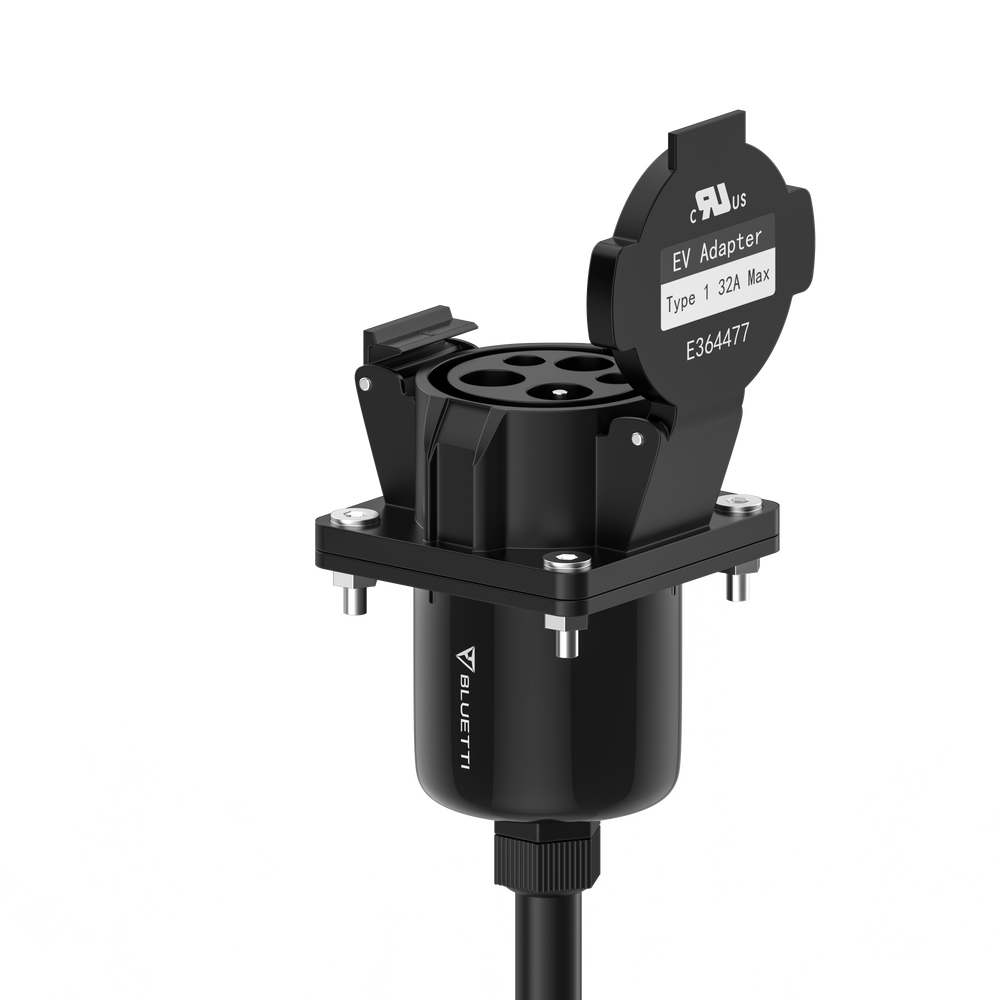 BLUETTI EV Charger Adapter – Type 1 EV Station Charging Cable for Portable Power Stations