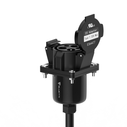 BLUETTI EV Charger Adapter – Type 1 EV Station Charging Cable for Portable Power Stations