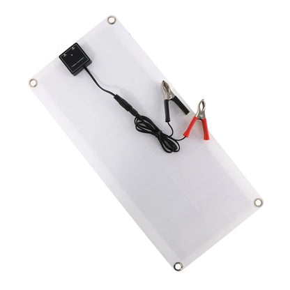 10W-15W portable dual USB solar panel with alligator clips and car charger