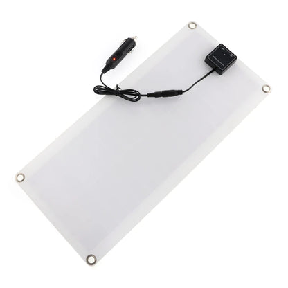10W-15W portable dual USB solar panel with alligator clips and car charger