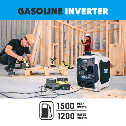 1500W Gas Powered Inverter Generator