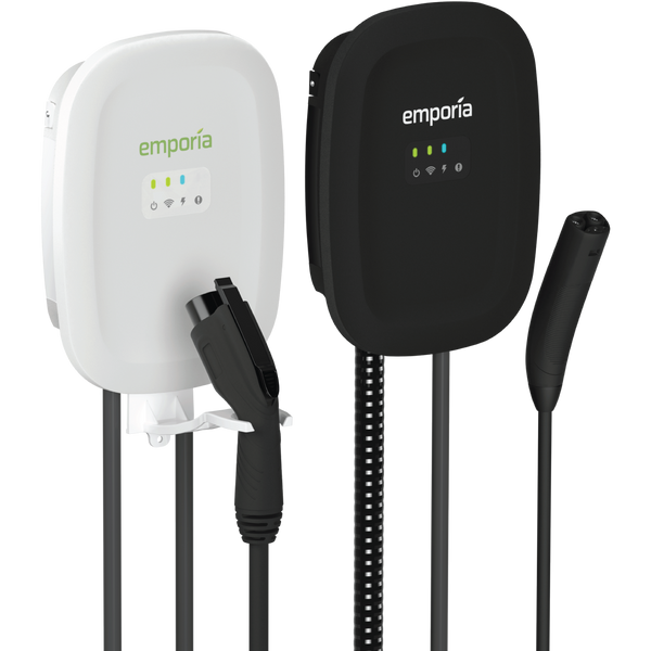 Emporia Classic EV Charger White 40A Level 2 Home Charging Station with J1772 Connector