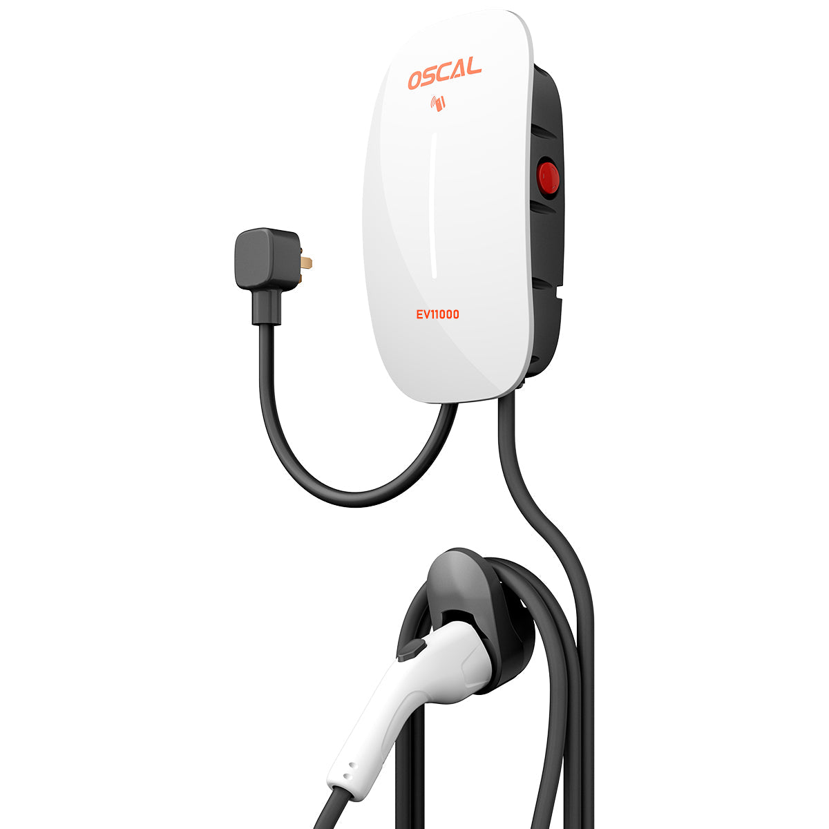OSCAL EV11000 11kW Portable EV Charger – 48A Level 2 Smart Electric Vehicle Charging Station