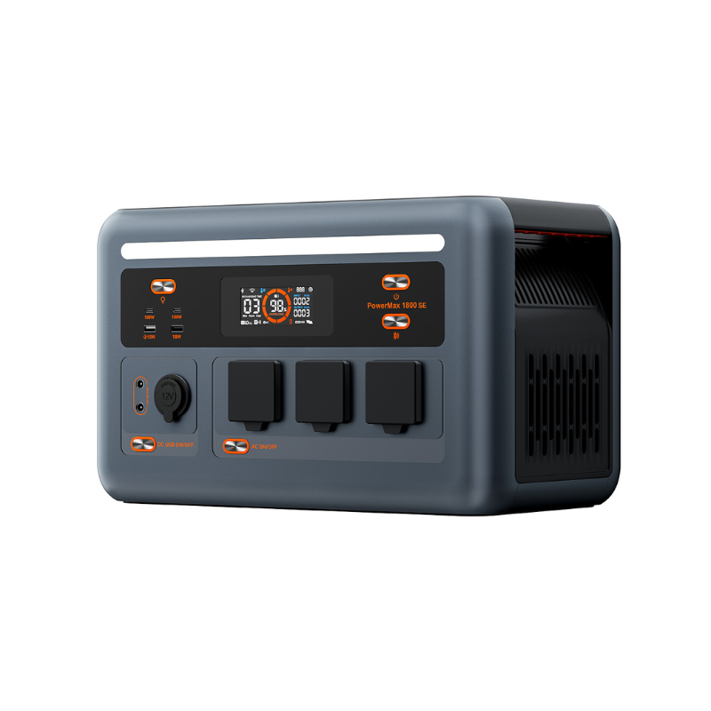 OSCAL PowerMax 1800 SE Expandable Portable Power Station 1872Wh LiFePO4 Solar Generator