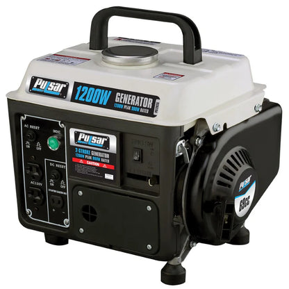 Générateur portable à essence 2 temps 1200 W en crête 900 W nominal