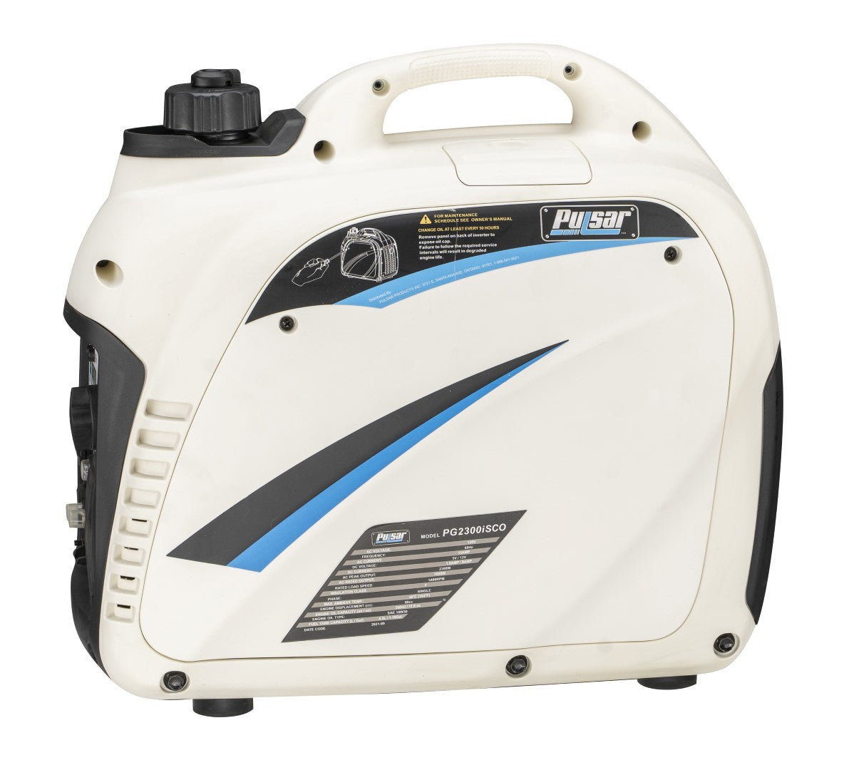 Pulsar G2319N 2300W Portable Inverter Generator with CO Shutoff, USB Port & Parallel Capability