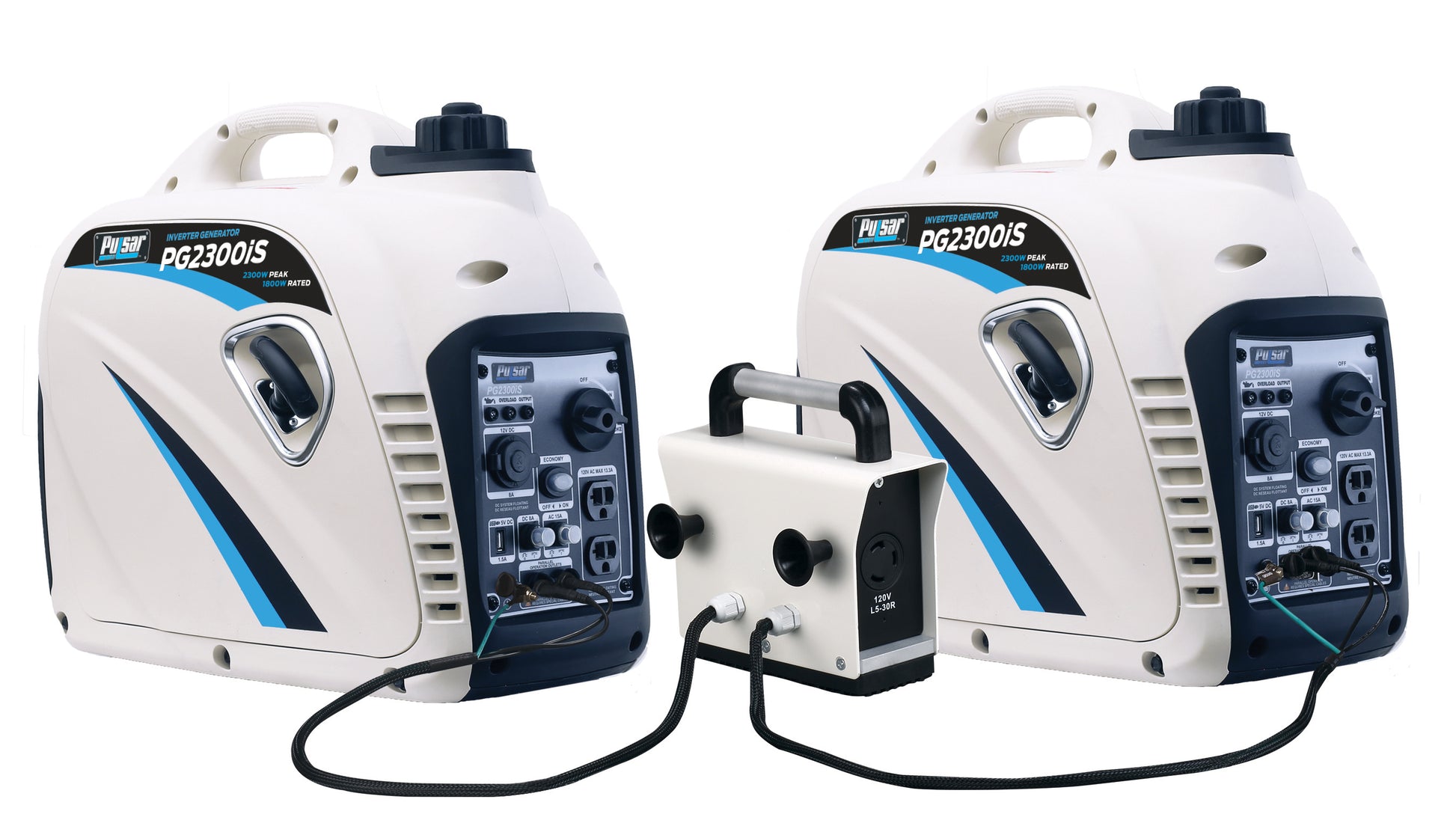 Pulsar 2,300W Portable Gas-Powered Quiet Inverter Generator with USB Port, -  SolarFlares Generators