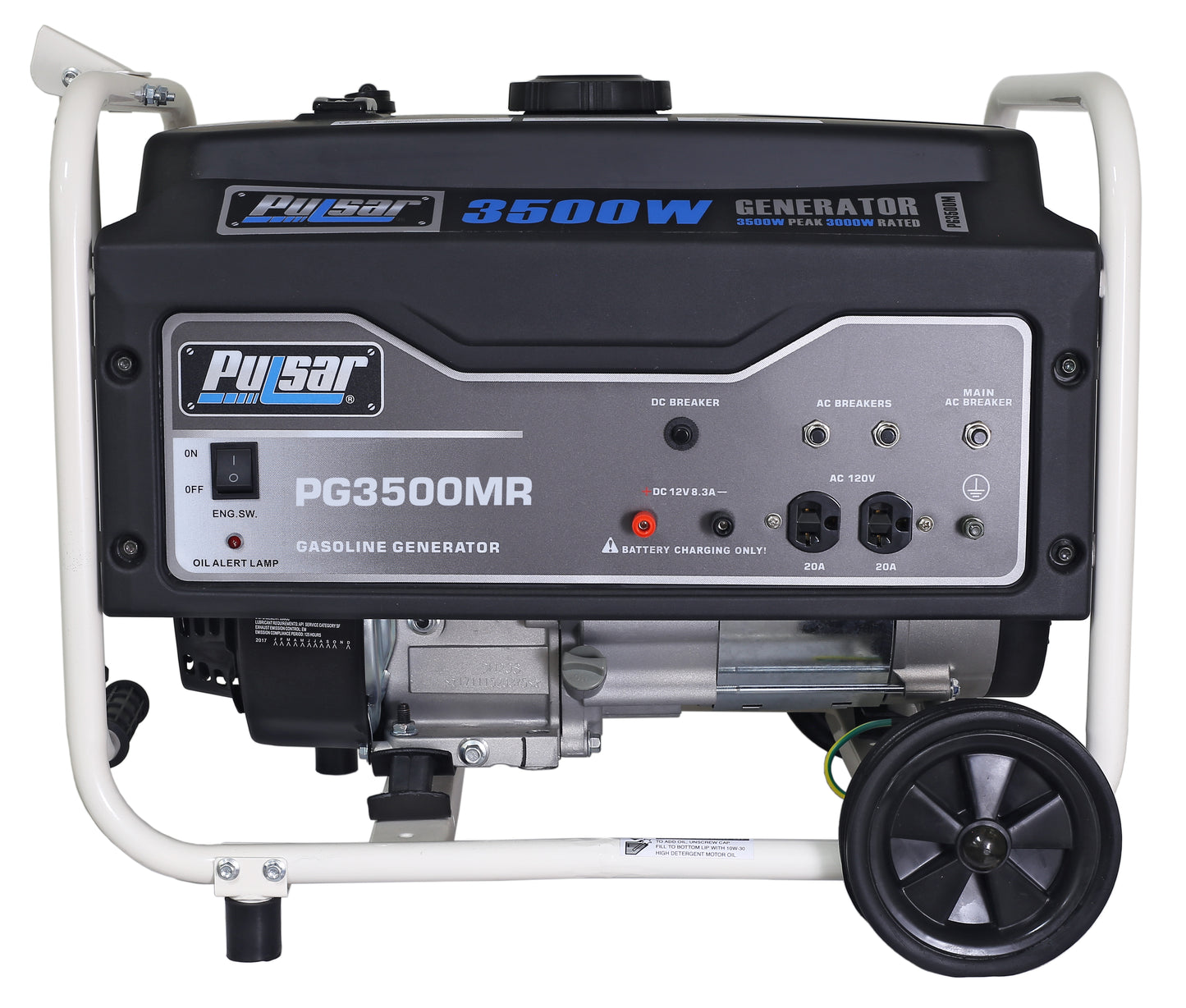 Pulsar 3500-Watt Gas Powered Portable Generator (CARB) -  SolarFlares Generators