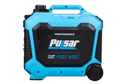 Pulsar PG5000BCO 5000-Watt Dual Fuel Inverter Generator with Remote Start, CO Sentry & RV Ready Outlet