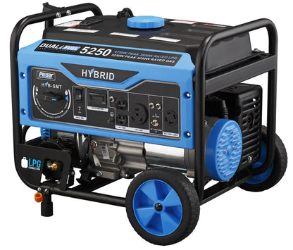 Génératrice portative hybride à double carburant gaz propane 5250W max PG5250B