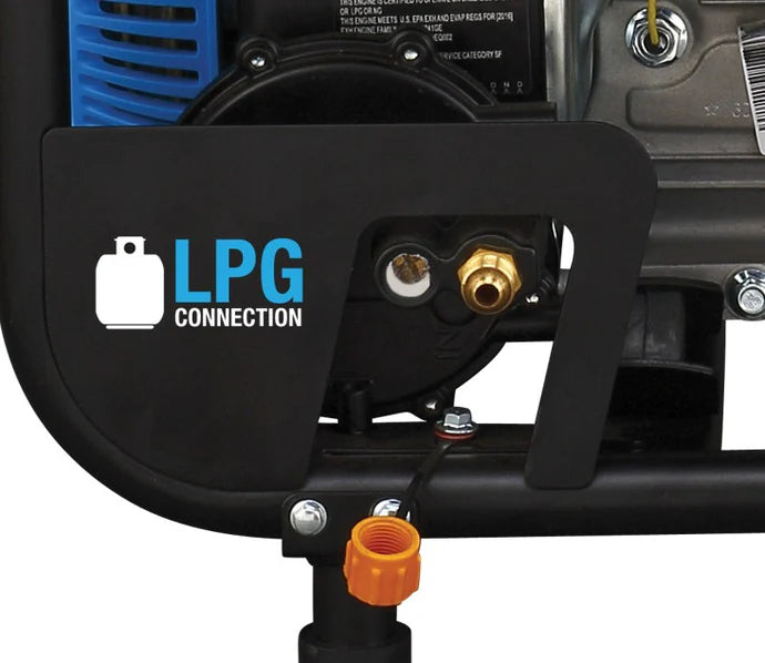 Génératrice portative hybride à double carburant gaz propane 5250W max PG5250B