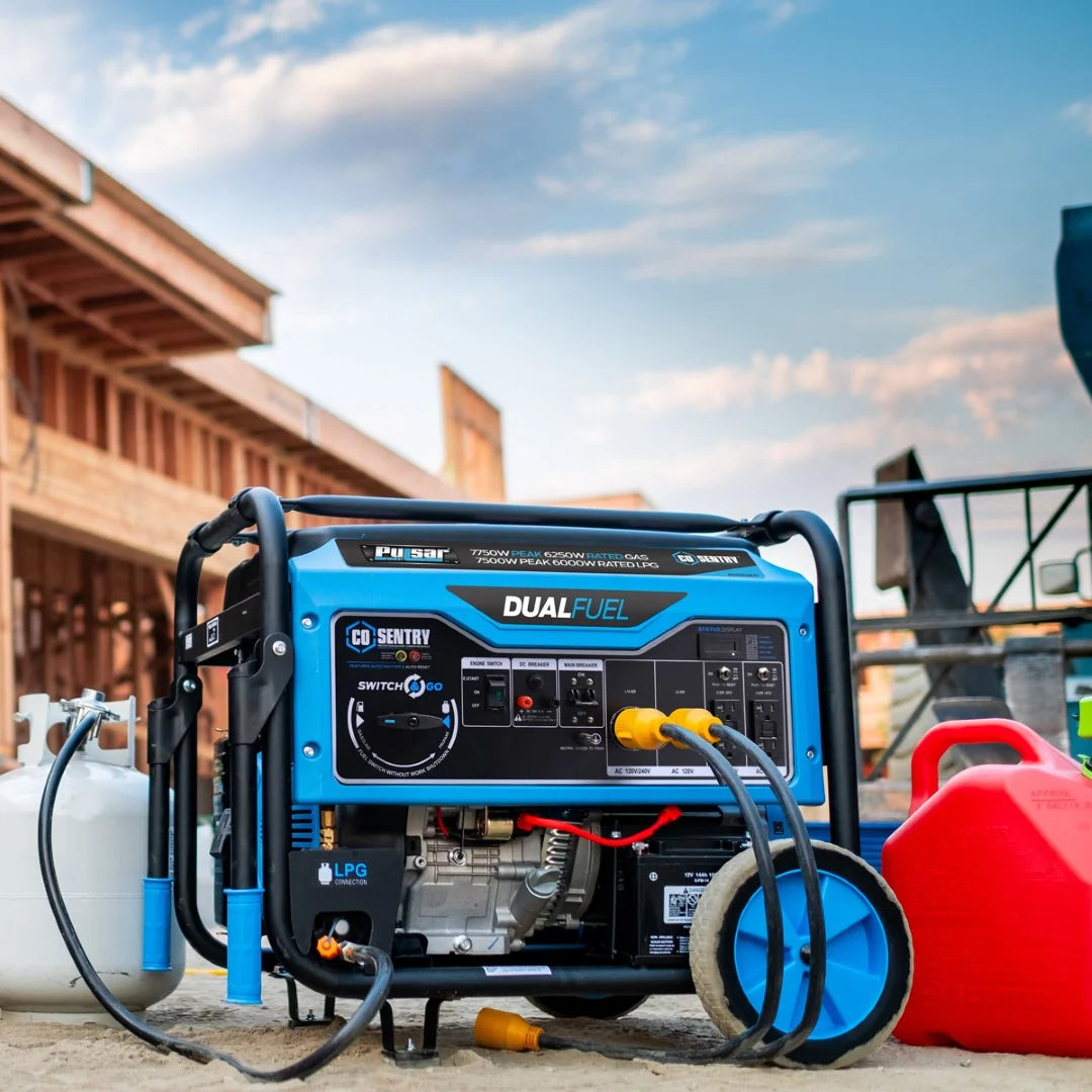 7,750 Watt Dual-Fuel Portable Generator with CO Sentry