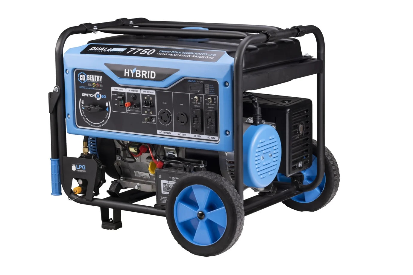 7,750 Watt Dual-Fuel Portable Generator with CO Sentry
